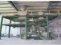 摩擦材料自动配料系统、摩擦材料自动配料设备、配料设备、配料机械